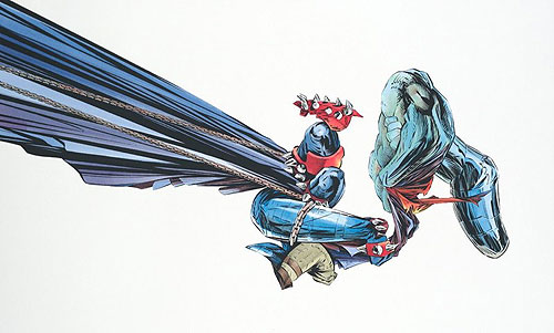 aaron noble art comic abstract booooooom