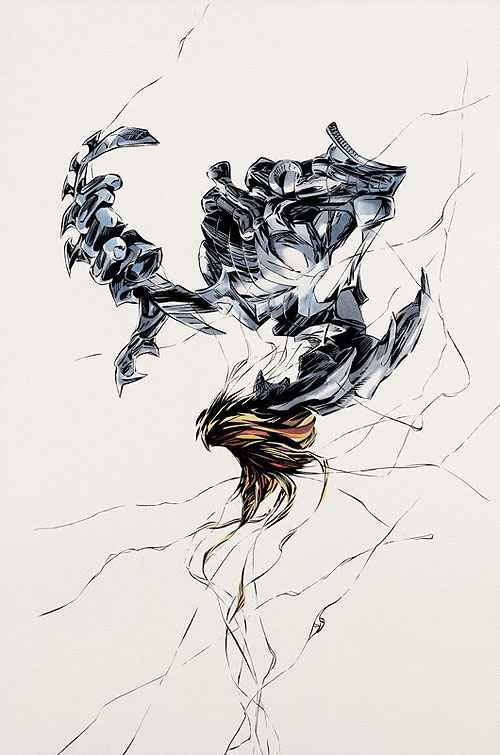 aaron noble art comic abstract booooooom