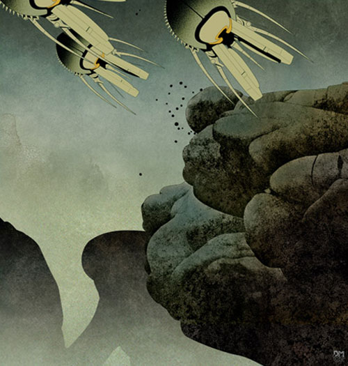 dan mcpharlin sci fi art illustration illustrator design blog boooom