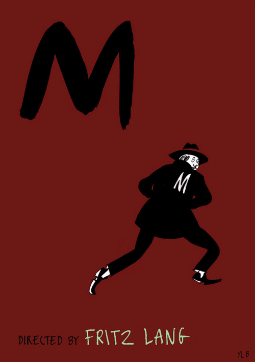 yann lebec film poster classic illustration drawing booooooom blog