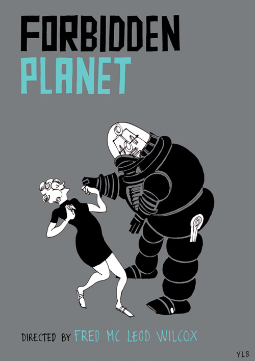 yann lebec film poster classic illustration drawing booooooom blog