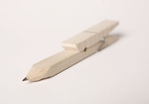 bartosz mucha design clothes pin beech wood
