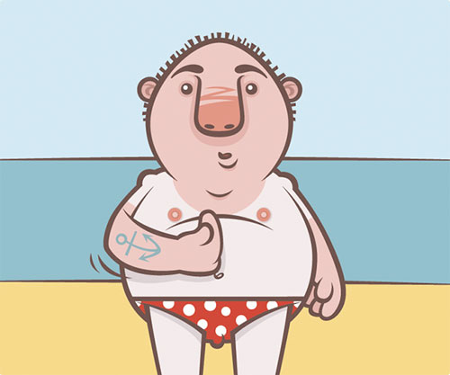 booooooom cookie illustration drawing