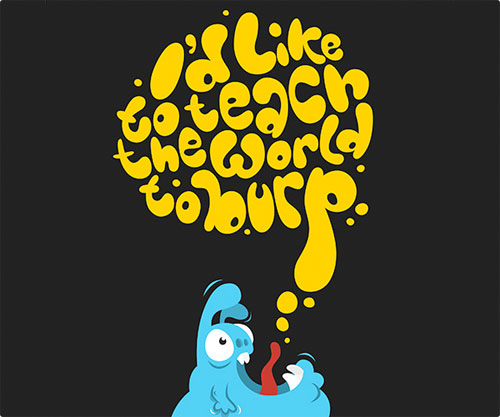 booooooom cookie illustration drawing