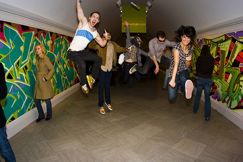 jumping in art museums galleries allison reimus
