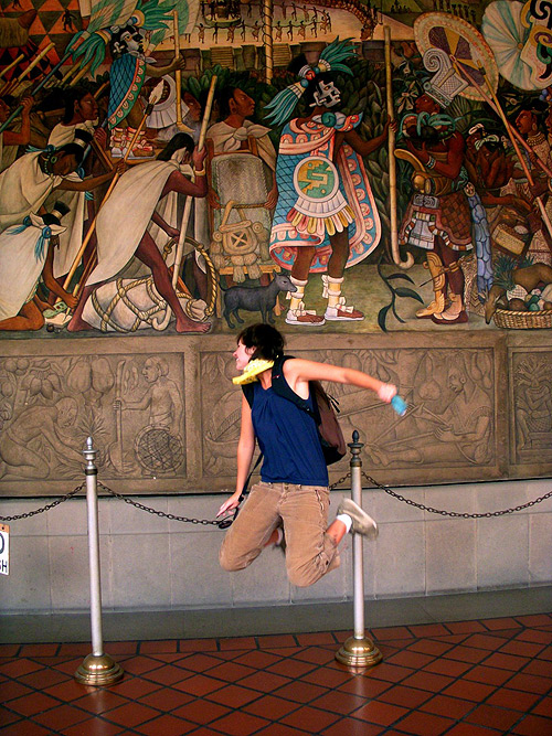 jumping in art museums galleries allison reimus