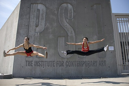 jumping in art museums galleries allison reimus