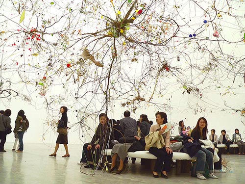 Gerda Steiner Jorg Lenzlinger brainforest art artist installation