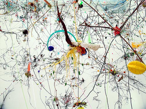 Gerda Steiner Jorg Lenzlinger brainforest art artist installation
