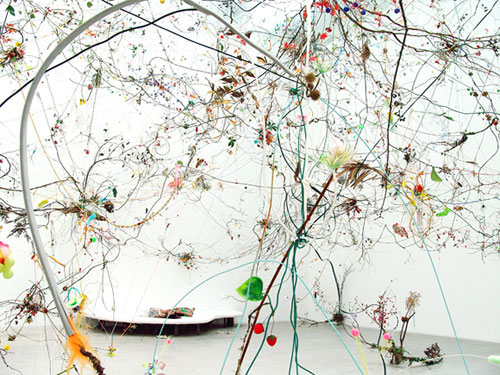 Gerda Steiner Jorg Lenzlinger brainforest art artist installation