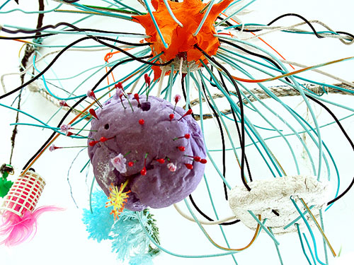 Gerda Steiner Jorg Lenzlinger brainforest art artist installation