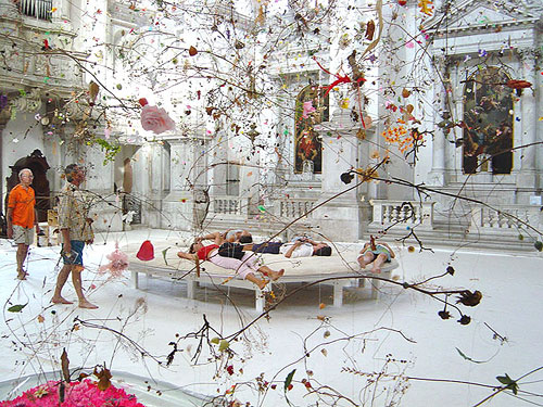 Gerda Steiner Jorg Lenzlinger brainforest art artist installation