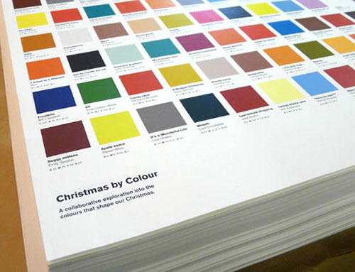 christmas by colour calm