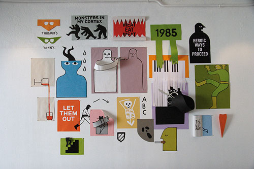 jean jullien art artist paper design designer
