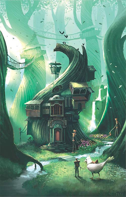 kazu kibuishi art illustration illustrator