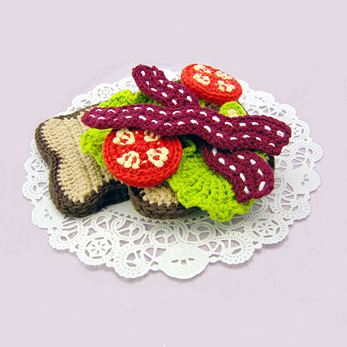 needle noodles knit sushi jellyfish