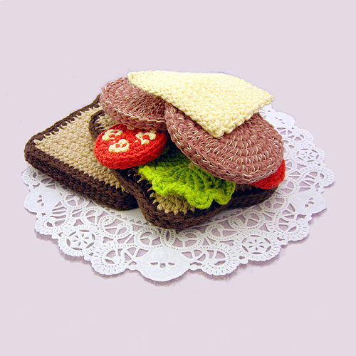 needle noodles knit sushi jellyfish