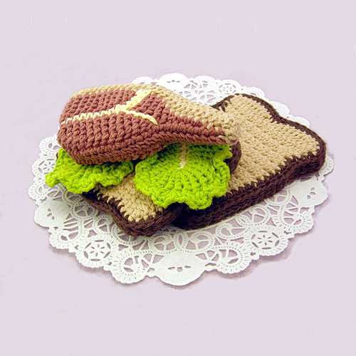 needle noodles knit sushi jellyfish