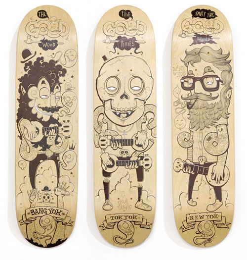 no comply australia artshow skateboard