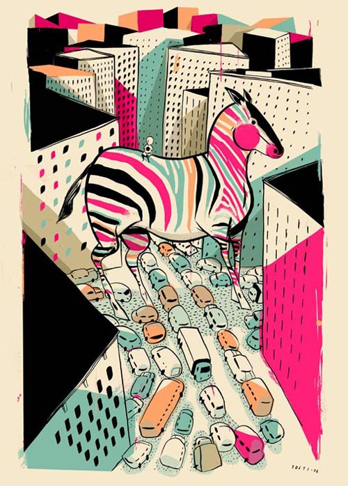 pietari posti illustrator illustration