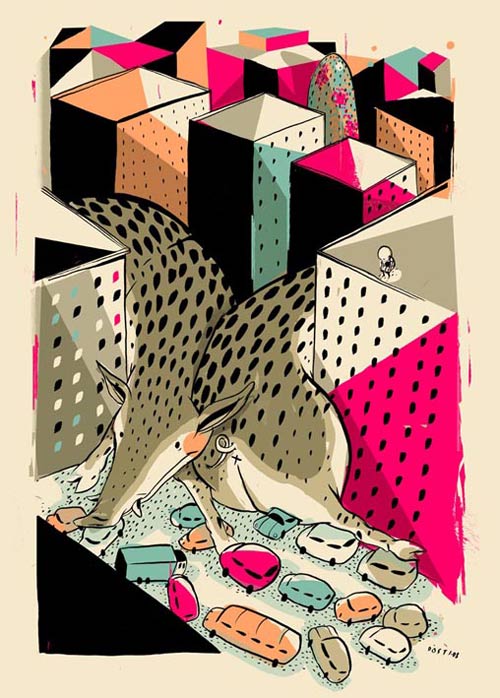 pietari posti illustrator illustration