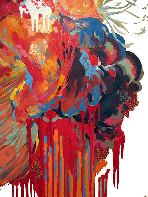 stephanie toppin painting drip abstract