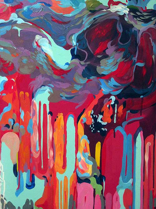 stephanie toppin painting drip abstract