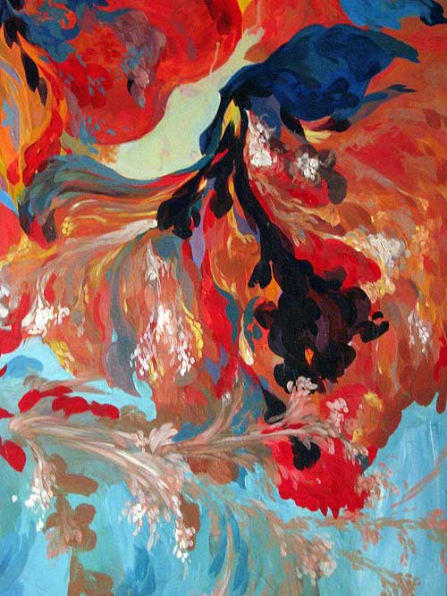 stephanie toppin painting drip abstract