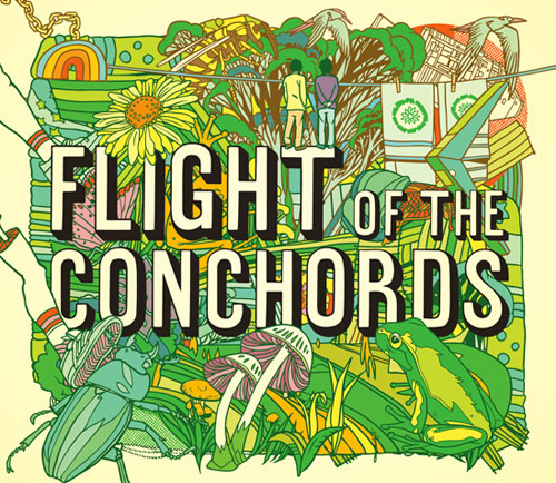 tyler stout flight of the conchords poster art illustrator illustration