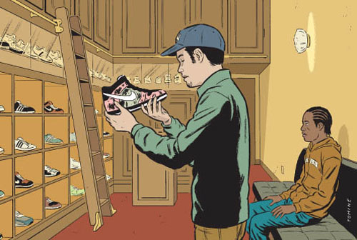 adrian tomine artist illustrator illustration
