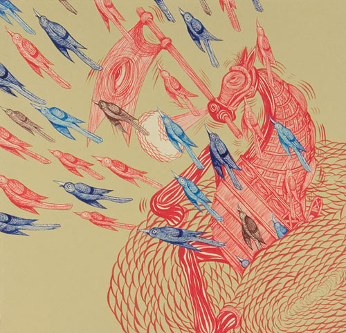 andrew schoultz painter painting art illustration