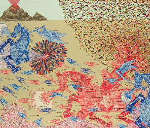 andrew schoultz painter painting art illustration