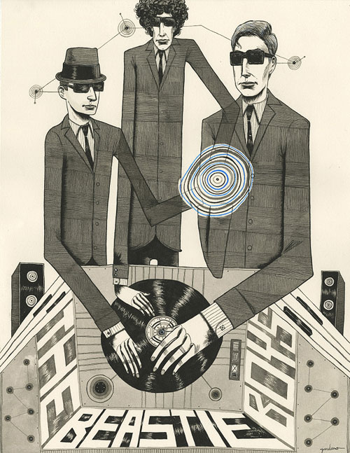 beastie boys art painting illustration photo