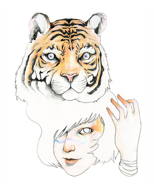 fumi mini nakamura miniature mouse illustration drawing illustrator