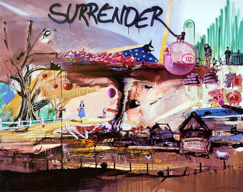 marcus jansen painting painter oil collage