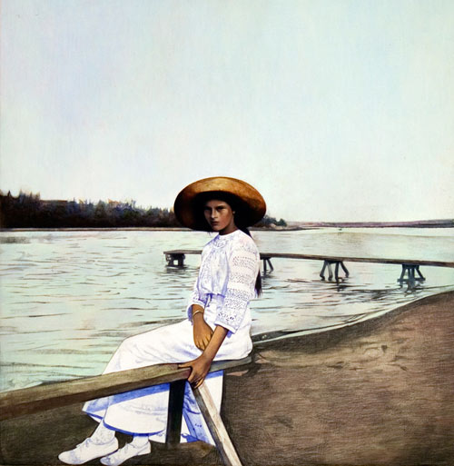 becca mann found photographs russia painting painter artist