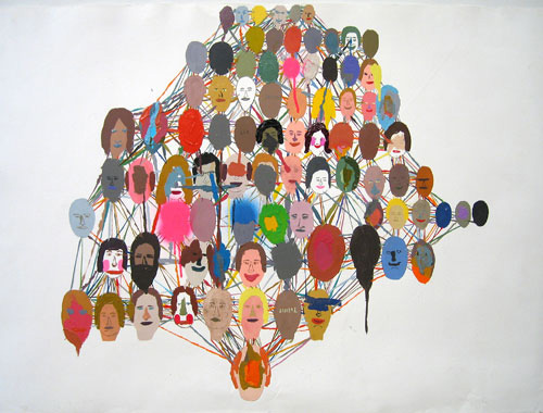 chris johanson painter drawing painting illustration