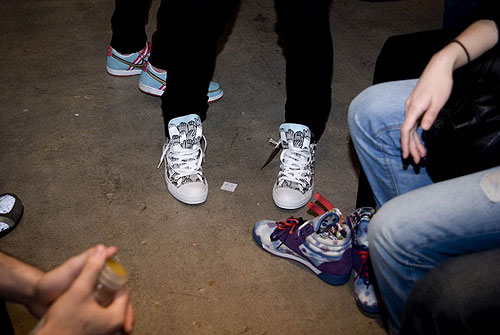 converse product red livestock vancouver jeff hamada event charity