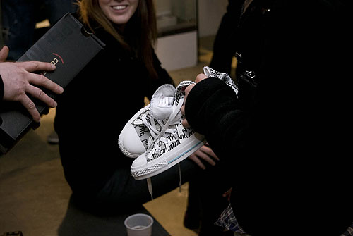 converse product red livestock vancouver jeff hamada event charity