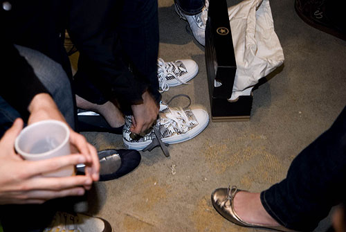 converse product red livestock vancouver jeff hamada event charity