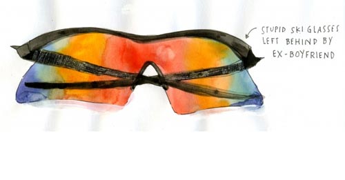 courtney reagor illustration sunglasses raised on sandwiches booooooom