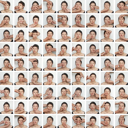 diane ducruet grimaces family portraits staged photography photographer