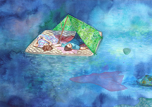erika somogyi painter watercolor painting