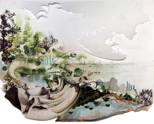 gregory euclide painting drawing mixed media relief