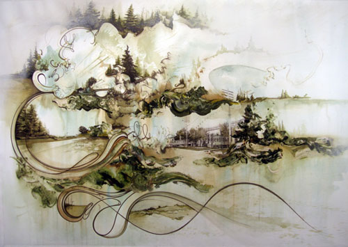 gregory euclide painting drawing mixed media relief