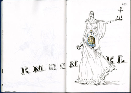 john hendrix illustration illustrator sketch book drawing