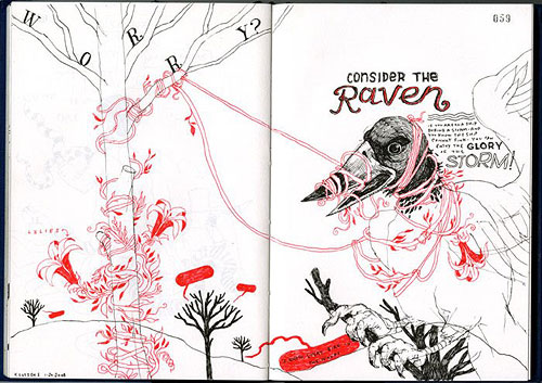 john hendrix illustration illustrator sketch book drawing