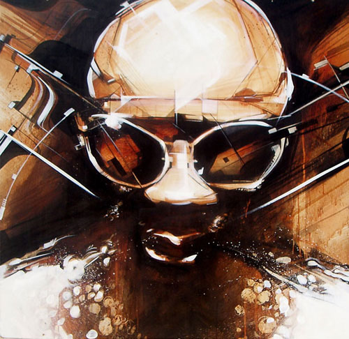 kofie grafitti street art illustration mixed media painting