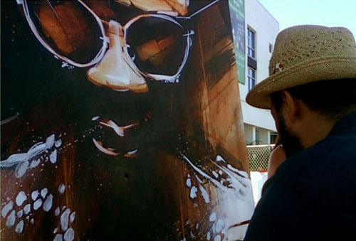 kofie grafitti street art illustration mixed media painting
