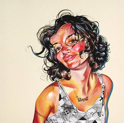 leah tinari acrylic gouache painter painting